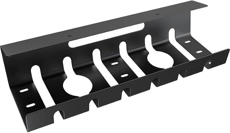 Under Desk Cable Management Tray Steel Construction Hollow Structure Organize Protect Conceal Cables - Image 1